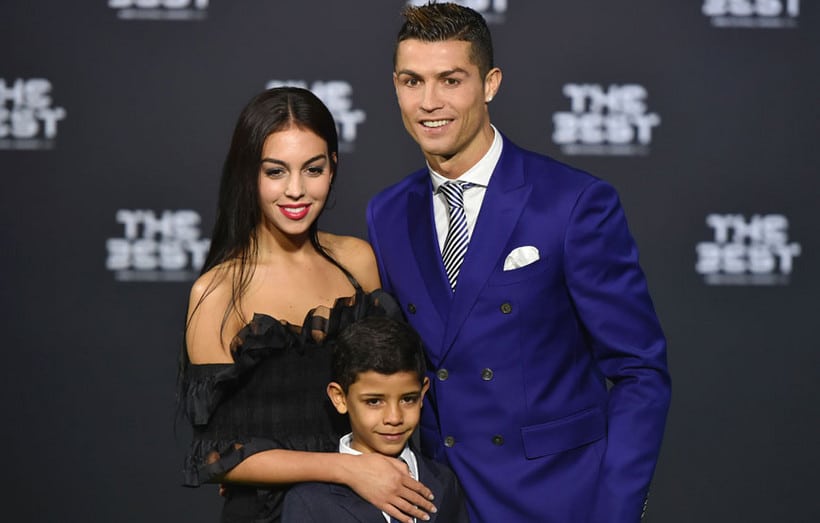 Cristiano Ronaldo with family image