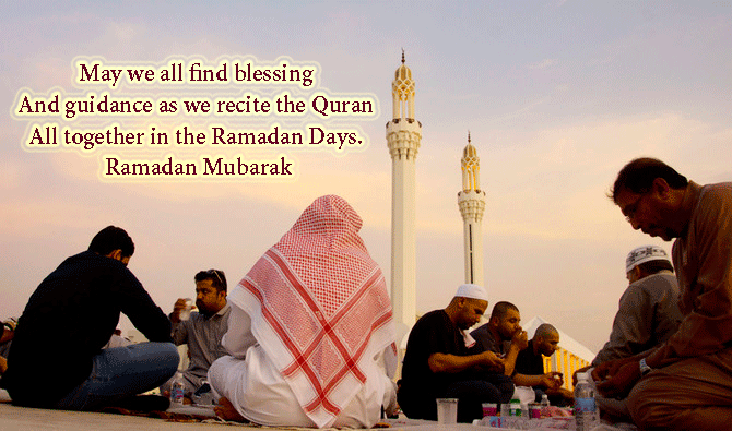 Ramadan mubarak image quote