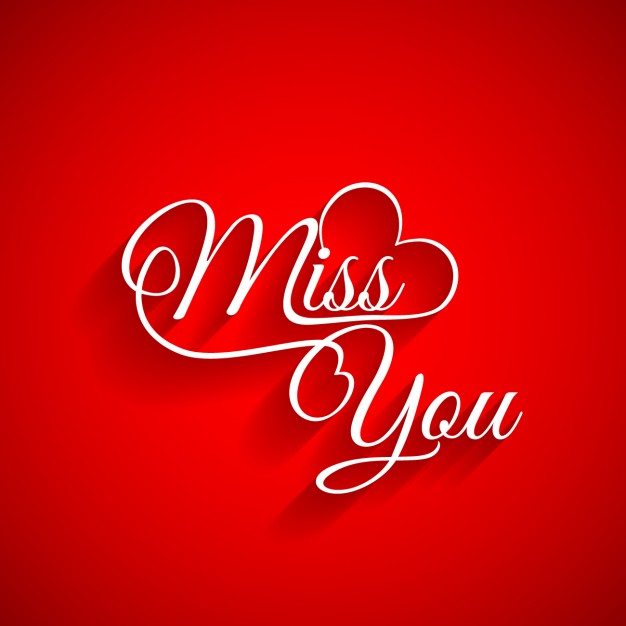 Miss you love image