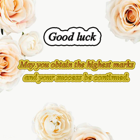 wishing good luck for exams quotes